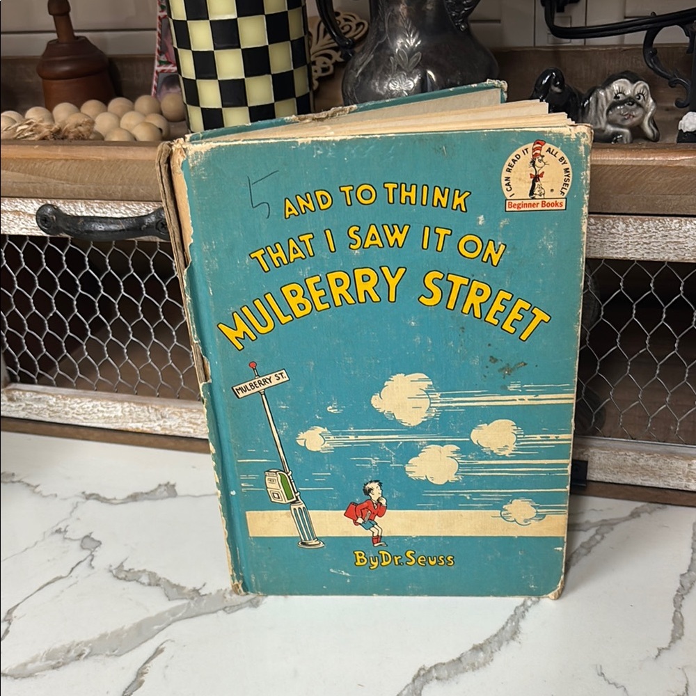 And to think that I saw it on Mulberry Street Dr Seuss book from 1937